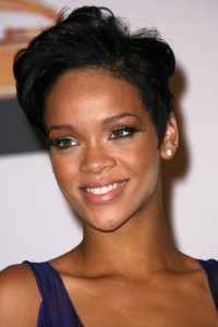 Rihanna  in the press room at the 2008 Grammy Awards. Staples Center, Los Angeles, CA. 02-10-08