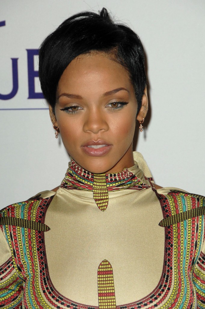 Rihanna at the 2008 Clive Davis Pre Grammy Awards Party Beverly Hilton Hotel Beverly Hills CA 02 09 08