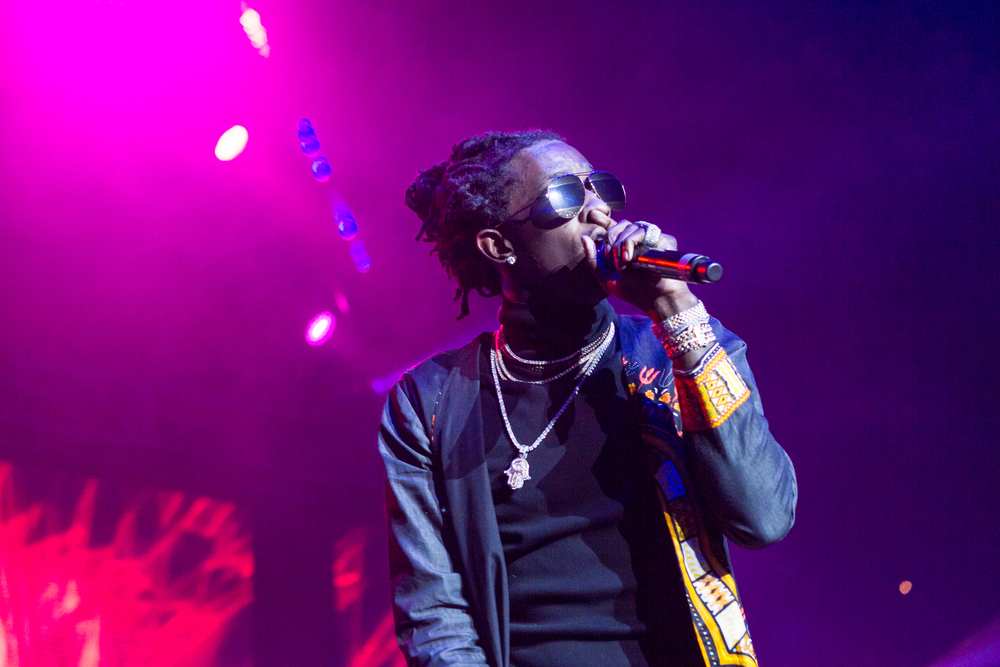 Young Thug performing live