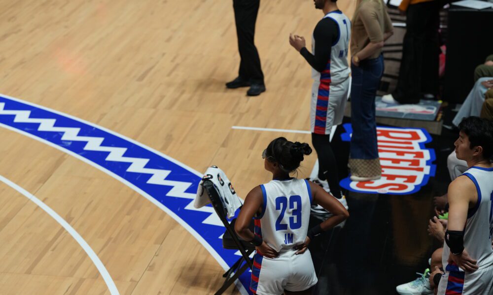 Janelle Monáe at the 2023 NBA All Star Celebrity Game