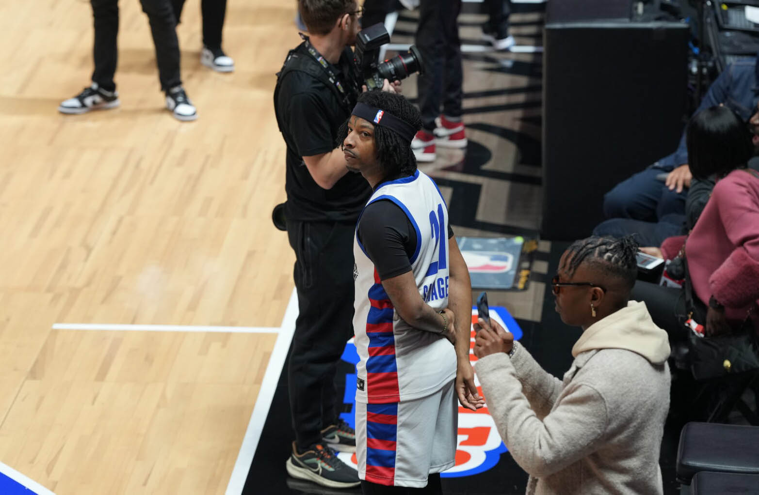 21 Savage at celebrity all-star game